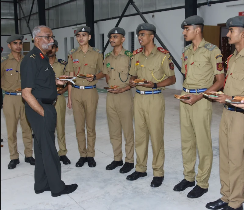 Cadets at RMS Bangalore